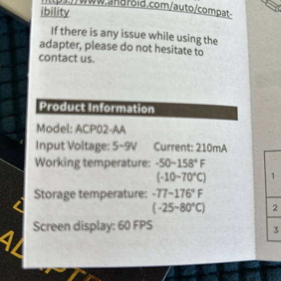 Drive Link Wireless Car Adapter For Android Auto Model ACP02-AA Android 11 Plus - Picture 6 of 6